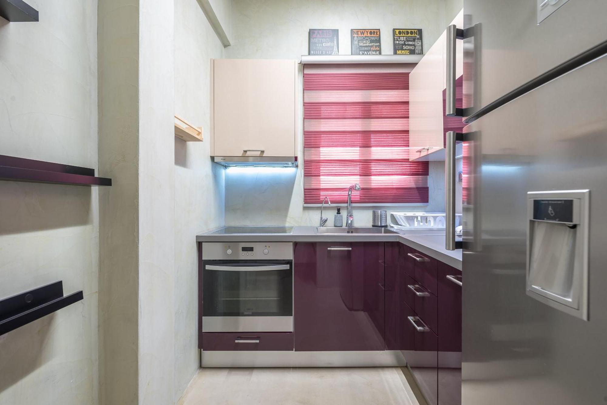 Апартаменты Stylish 2 Bd Urban Retreat Near Panormou Metro Афины Экстерьер фото