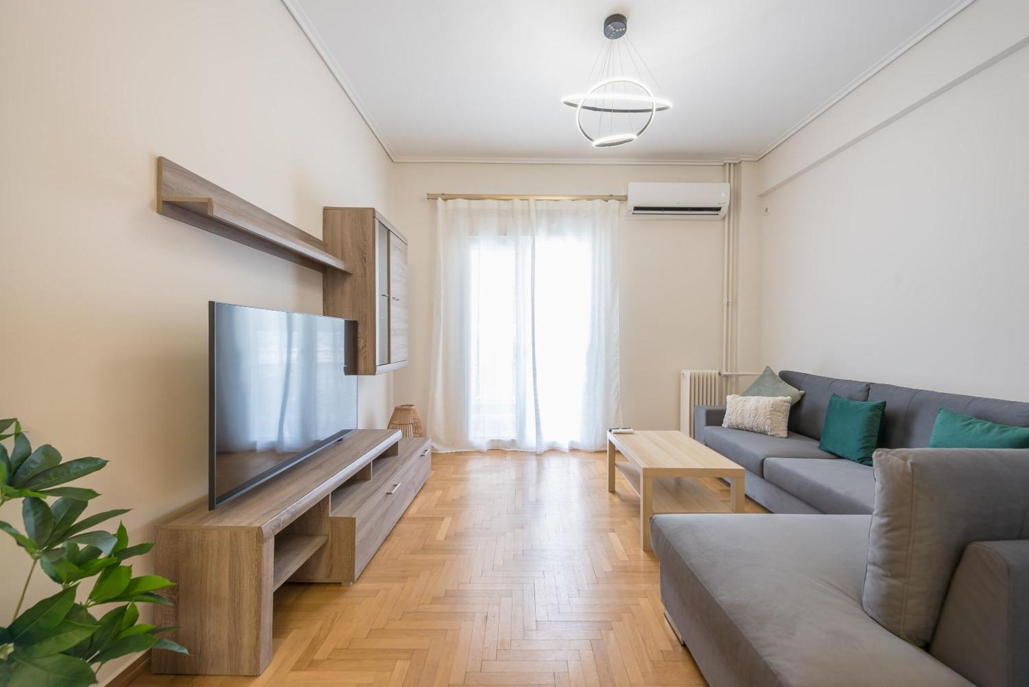 Апартаменты Stylish 2 Bd Urban Retreat Near Panormou Metro Афины Экстерьер фото